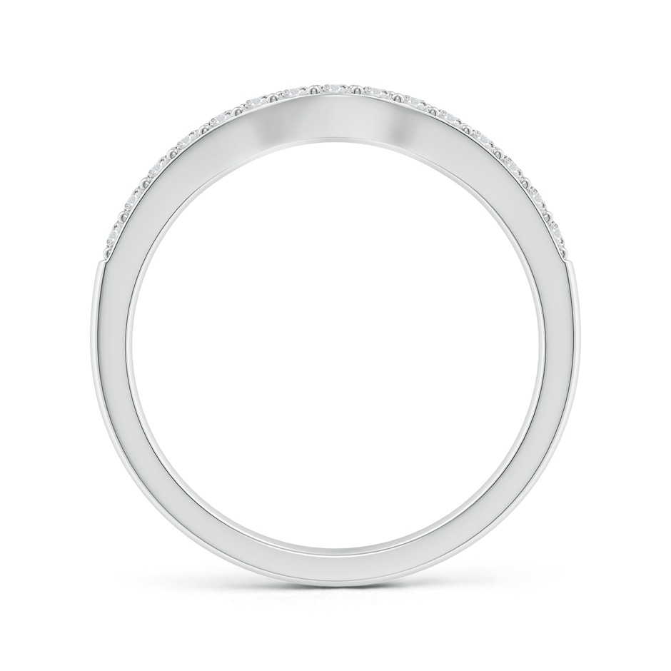 1.55mm HSI2 Classic Diamond Half Eternity Contoured Wedding Ring in White Gold side 199