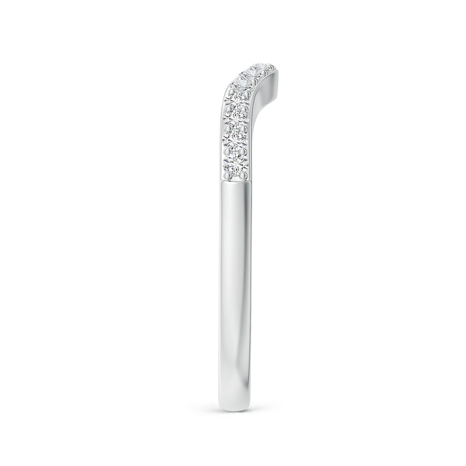1.5mm HSI2 Classic Diamond Half Eternity Contoured Wedding Ring in White Gold side 299