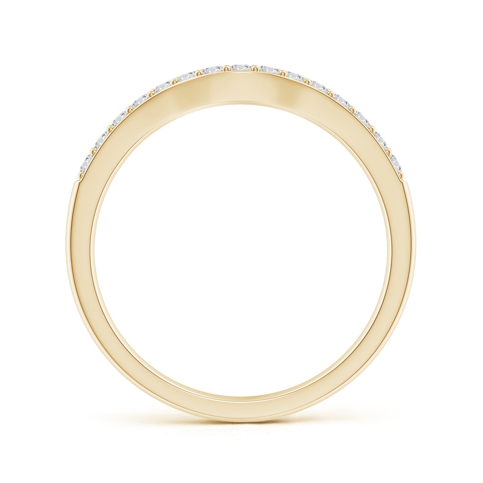 1.5mm HSI2 Classic Diamond Half Eternity Contoured Wedding Ring in Yellow Gold side 199