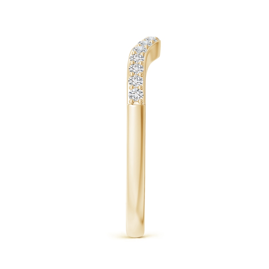 1.5mm HSI2 Classic Diamond Half Eternity Contoured Wedding Ring in Yellow Gold side 299