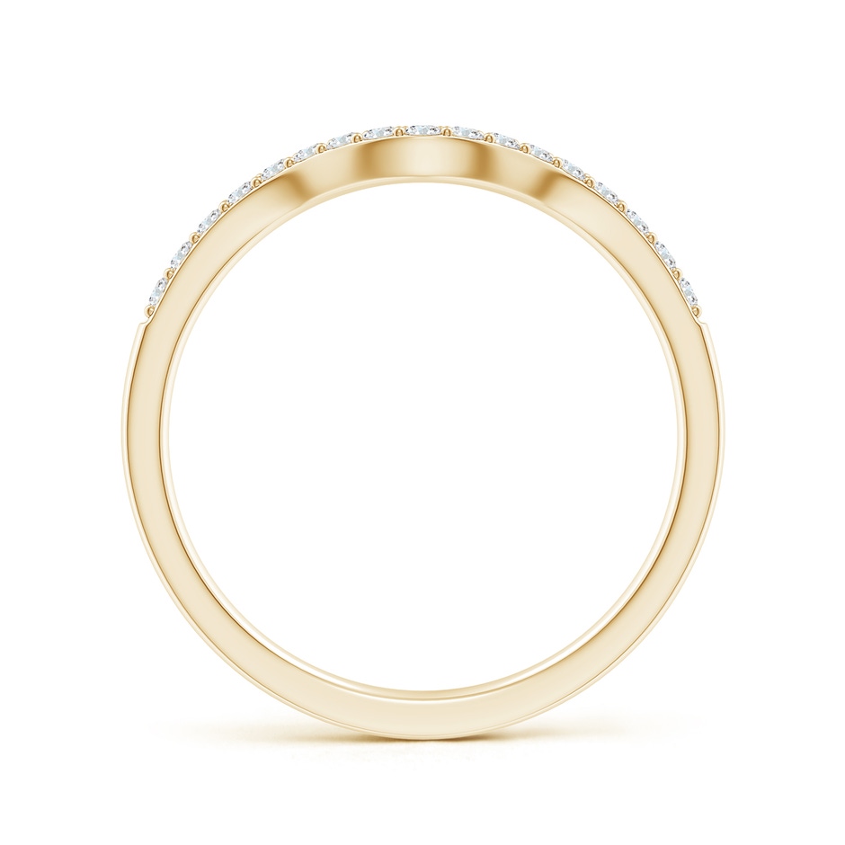 1.3mm GHVS Classic Diamond Curved Comfort Fit Women's Ring in 18K Yellow Gold side 199