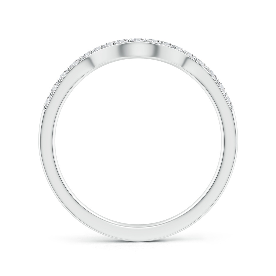 1.4mm HSI2 Classic Diamond Curved Comfort Fit Women's Ring in P950 Platinum side 199