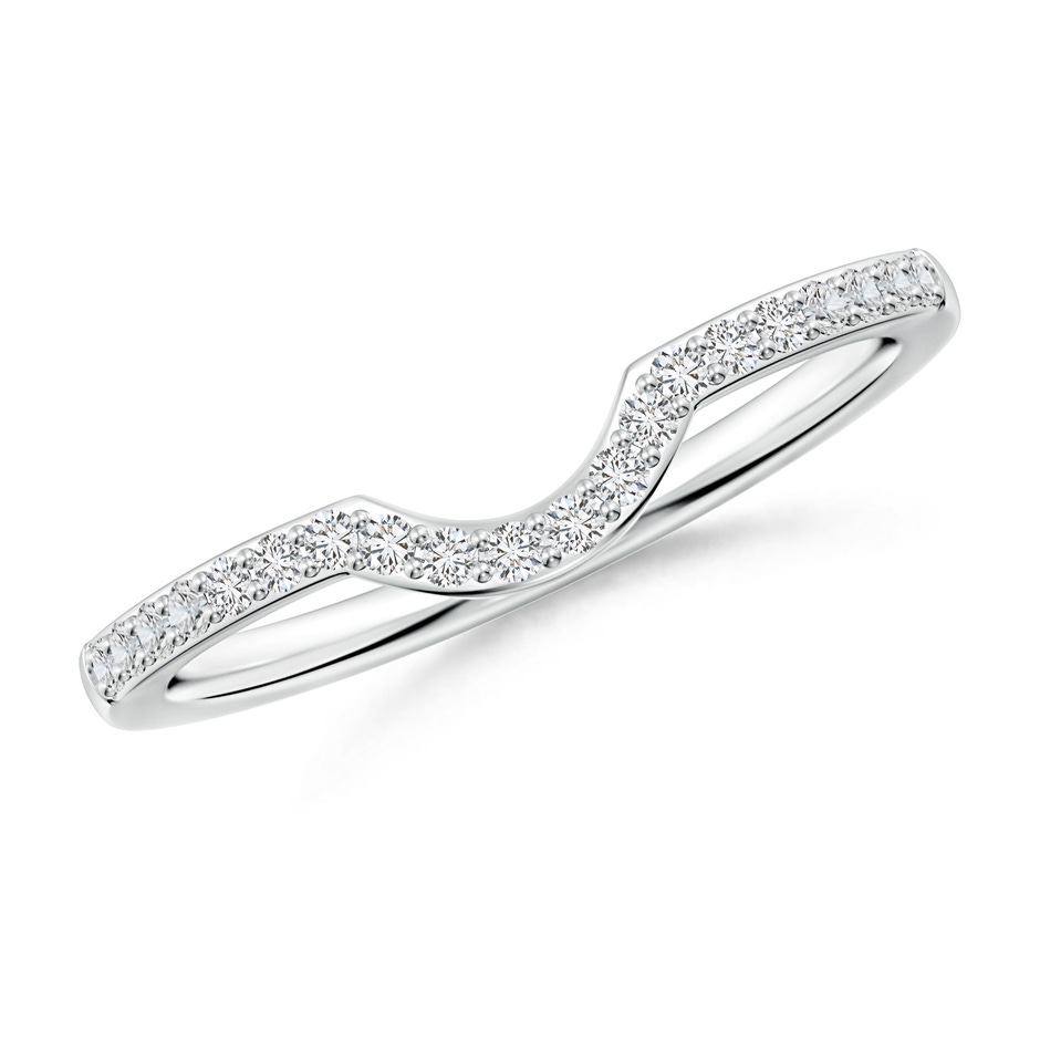 1.15mm HSI2 Classic Diamond Curved Comfort Fit Wedding Ring in P950 Platinum 