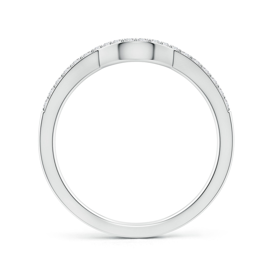 1.15mm HSI2 Classic Diamond Curved Comfort Fit Wedding Ring in P950 Platinum side 199