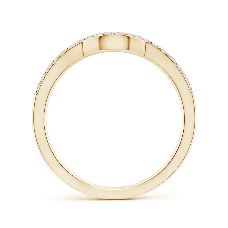 1.15mm HSI2 Classic Diamond Curved Comfort Fit Wedding Ring in Yellow Gold side 199
