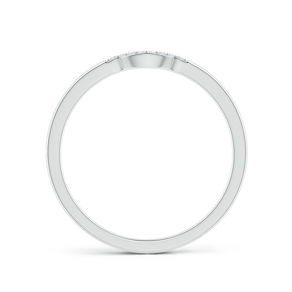 0.9mm GVS2 Prong-Set Diamond Curved Wedding Ring in P950 Platinum side 199