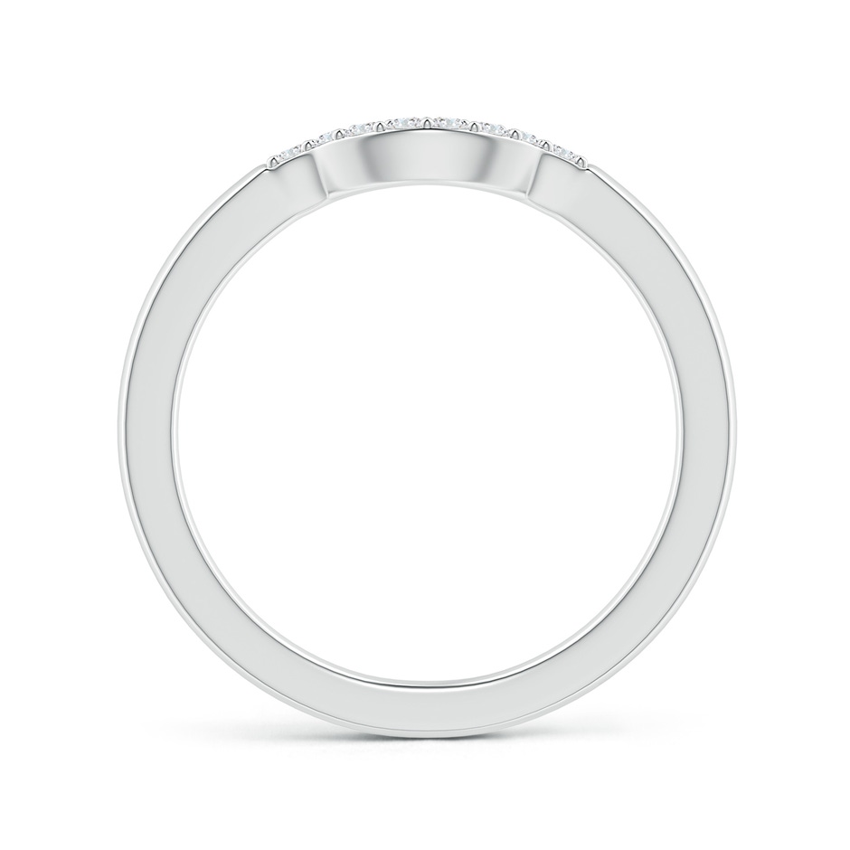 1.3mm GVS2 Prong-Set Diamond Curved Wedding Ring in P950 Platinum side 199