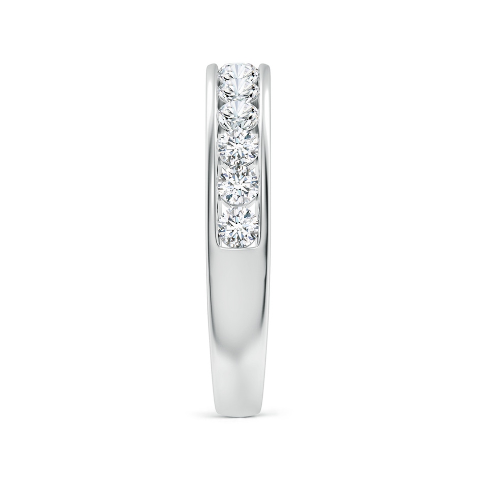 2.1mm GVS2 Channel Set Half Eternity Diamond Wedding Ring in White Gold side 299