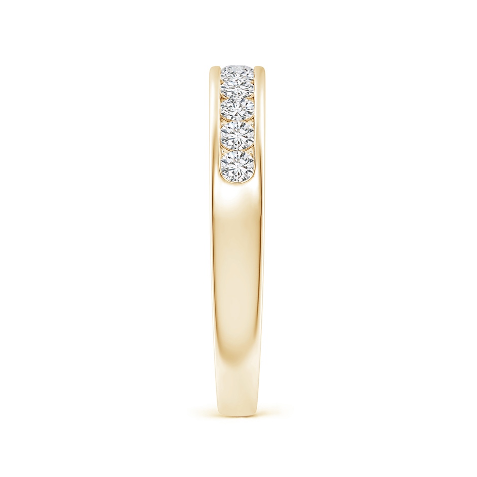 2.1mm HSI2 Channel Set Half Eternity Diamond Wedding Ring in Yellow Gold side 299