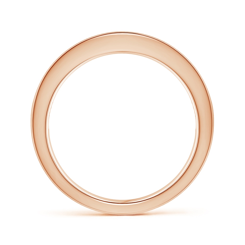 2.4mm AA Channel Set Princess Enhanced Black Diamond Half Eternity Ring in 18K Rose Gold side 199