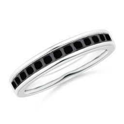 Black Diamond Non Eternity Rings