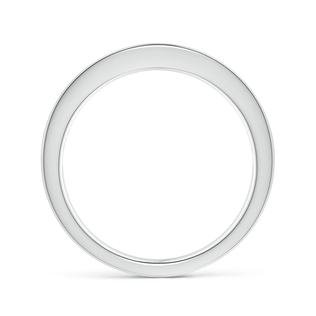 2mm AA Channel Set Princess Enhanced Black Diamond Half Eternity Ring in White Gold - side 199