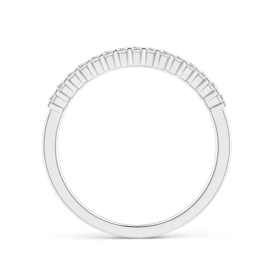 1.5mm GVS2 Princess Diamond Semi Eternity Classic Wedding Ring in White Gold side 199