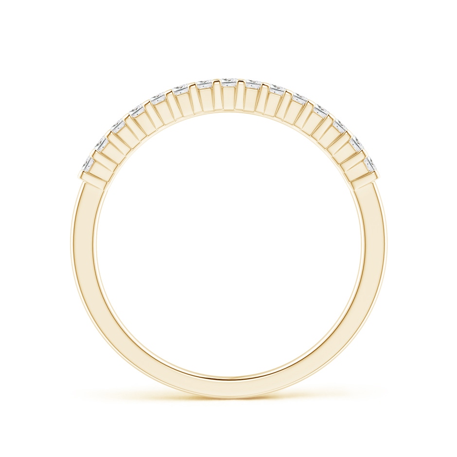 1.5mm GVS2 Princess Diamond Semi Eternity Classic Wedding Ring in Yellow Gold side 199