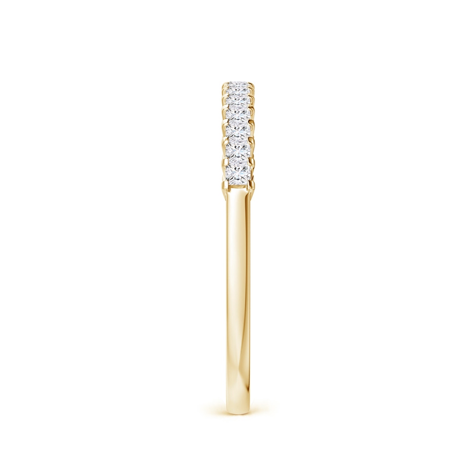 1.5mm GVS2 Princess Diamond Semi Eternity Classic Wedding Ring in Yellow Gold side 299