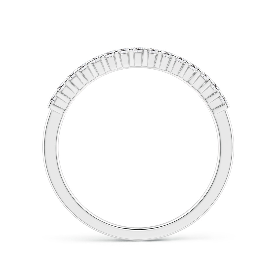 1.5mm HSI2 Princess Diamond Semi Eternity Classic Wedding Ring in White Gold side 199