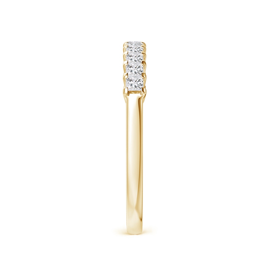 1.9mm HSI2 Princess Diamond Semi Eternity Classic Wedding Ring in Yellow Gold side 299