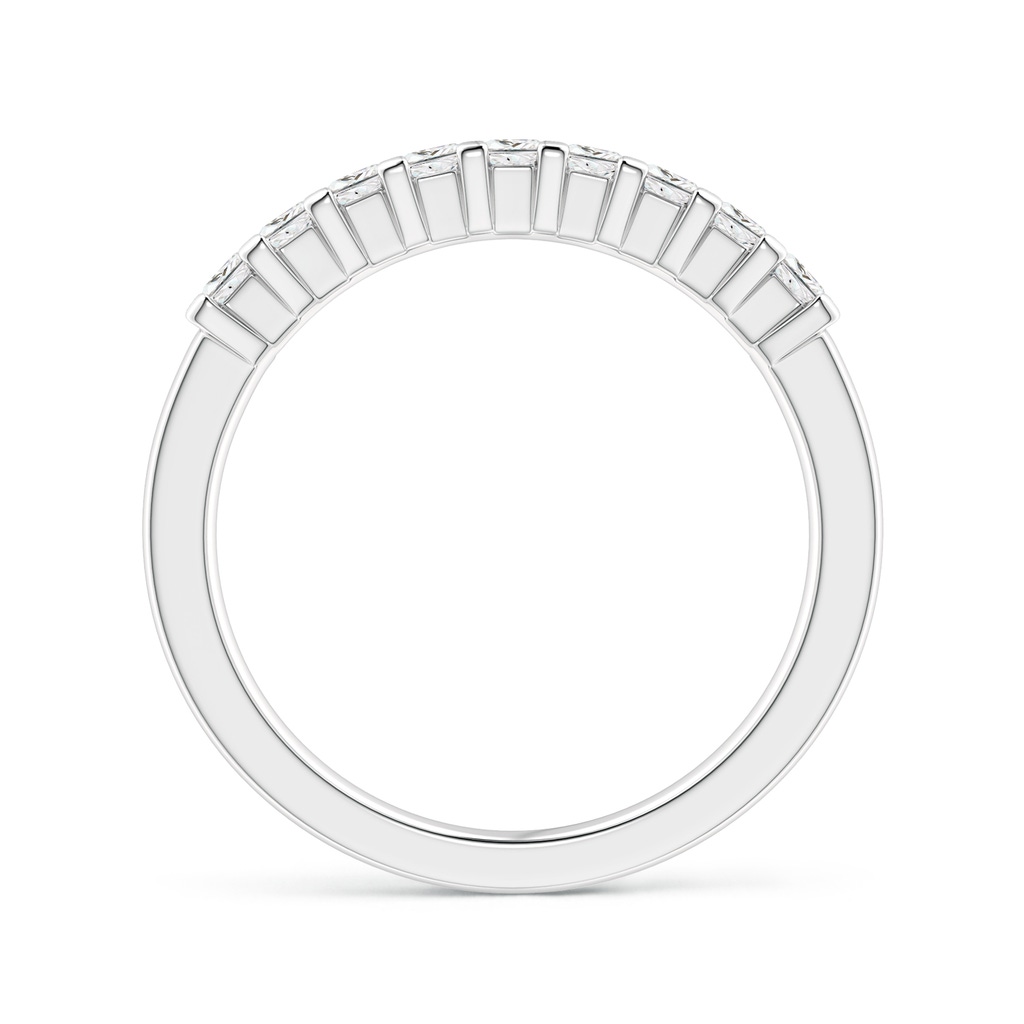 2.2mm GVS2 Princess Diamond Semi Eternity Classic Wedding Ring in White Gold - side 199