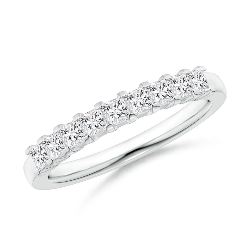 2.2mm HSI2 Princess Diamond Semi Eternity Classic Wedding Ring in P950 Platinum 