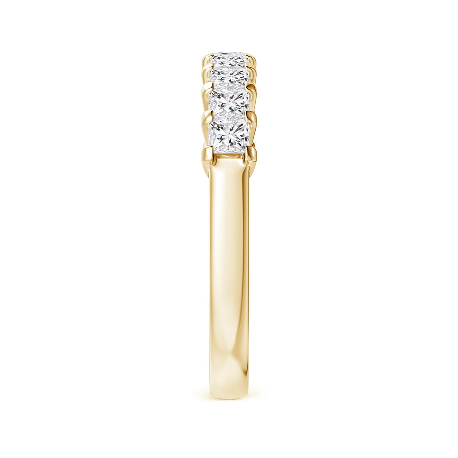 2.6mm HSI2 Princess Diamond Semi Eternity Classic Wedding Ring in 18K Yellow Gold side 299