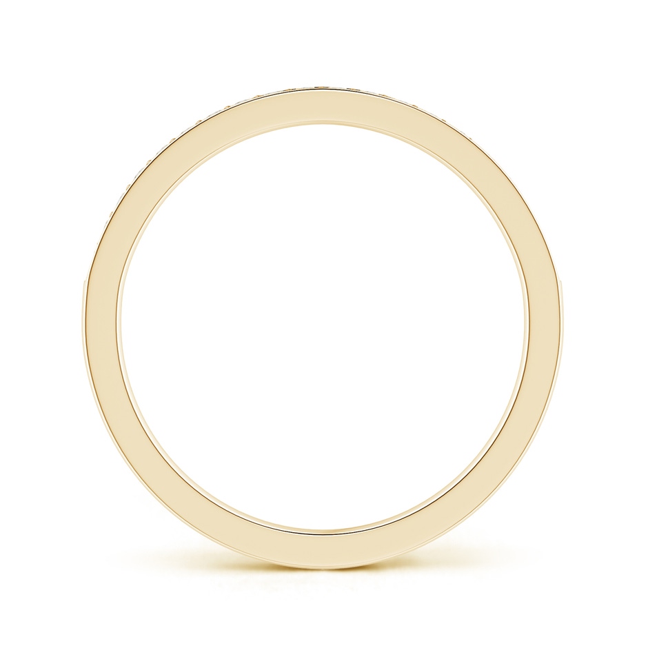1.2mm HSI2 Pave Set Half Eternity Women's Diamond Wedding Ring in Yellow Gold side 199