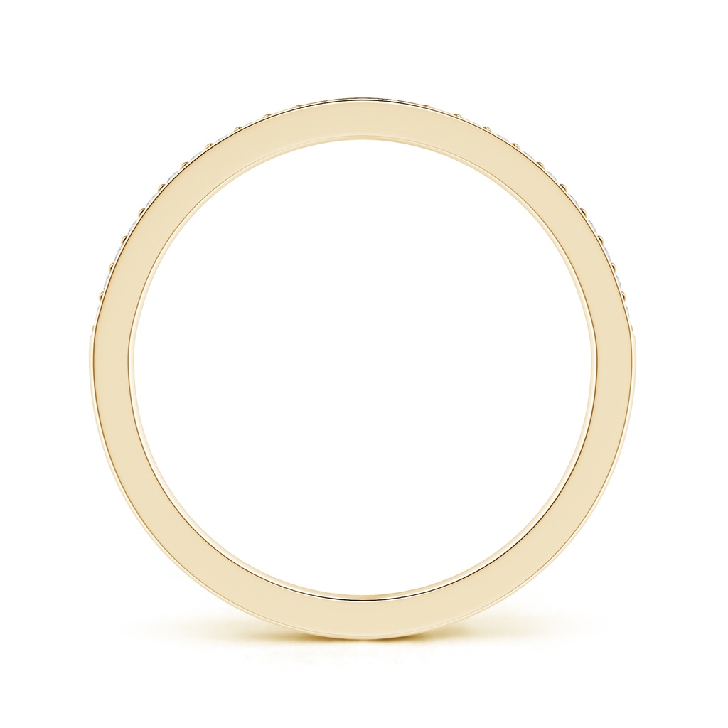 1mm HSI2 Pave Set Half Eternity Women's Diamond Wedding Ring in Yellow Gold - side 199