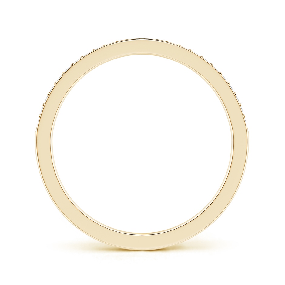 1mm HSI2 Pave Set Half Eternity Women's Diamond Wedding Ring in Yellow Gold side 199