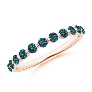 Round AA Enhanced Blue Diamond