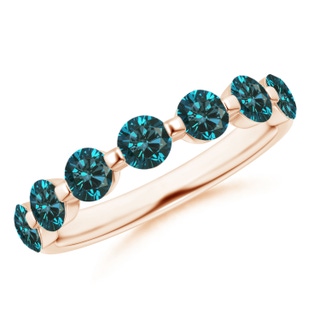 Round AA Enhanced Blue Diamond
