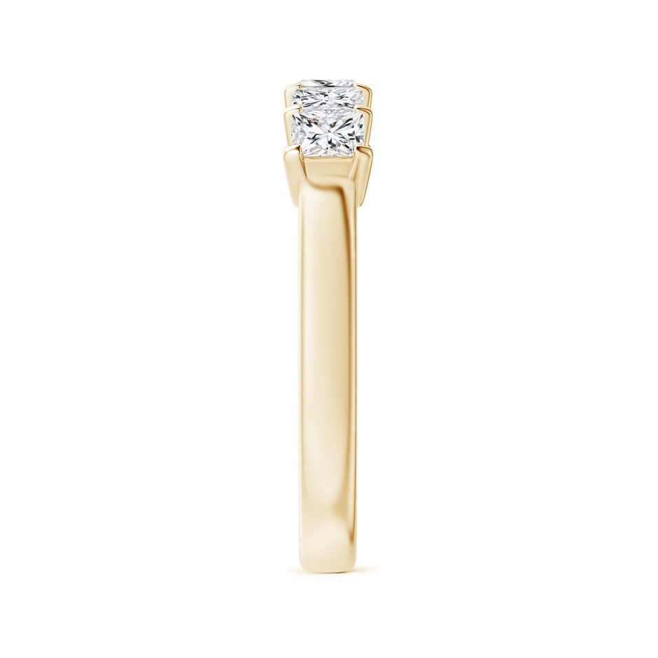 3.2mm HSI2 Classic Five Stone Princess Diamond Wedding Ring for Her in Yellow Gold side 299