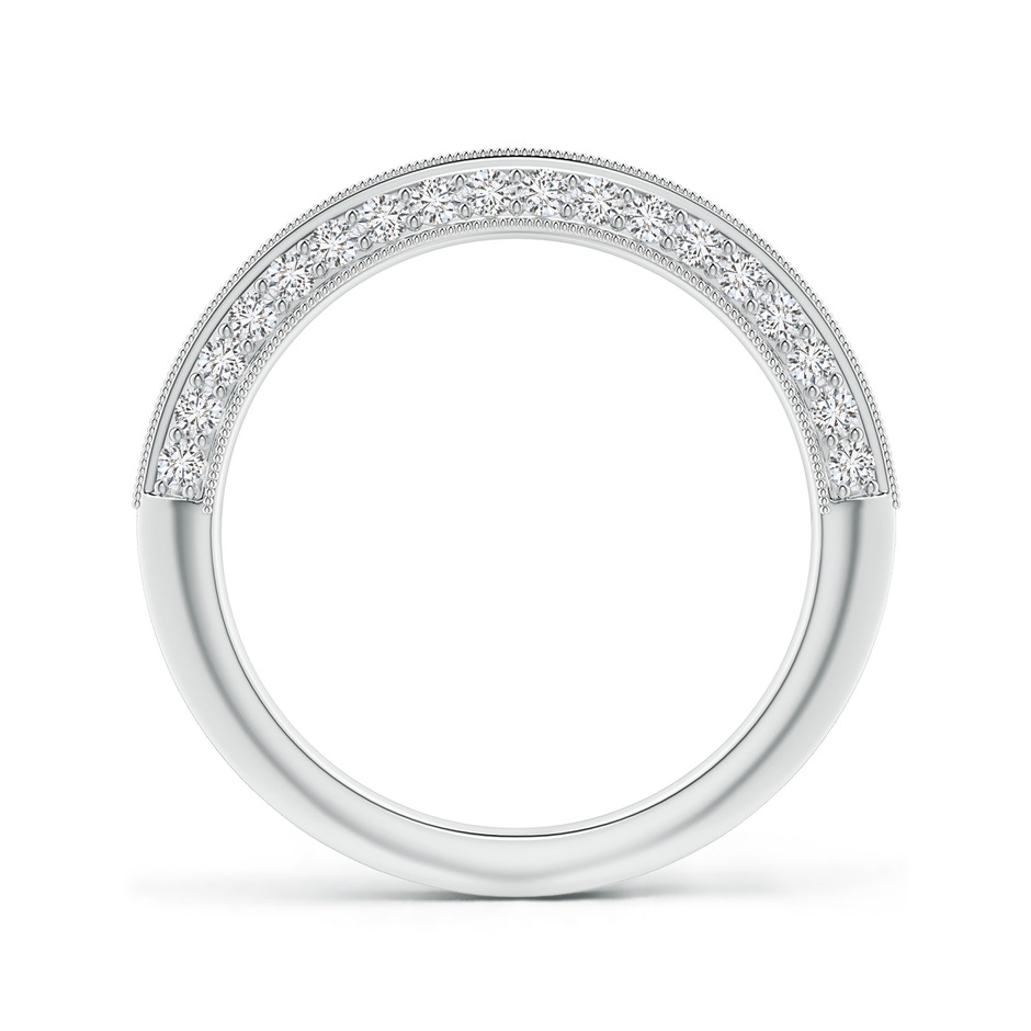 1.5mm HSI2 Pave-Set Diamond Knife Edge Wedding Ring for Women in White Gold side 199