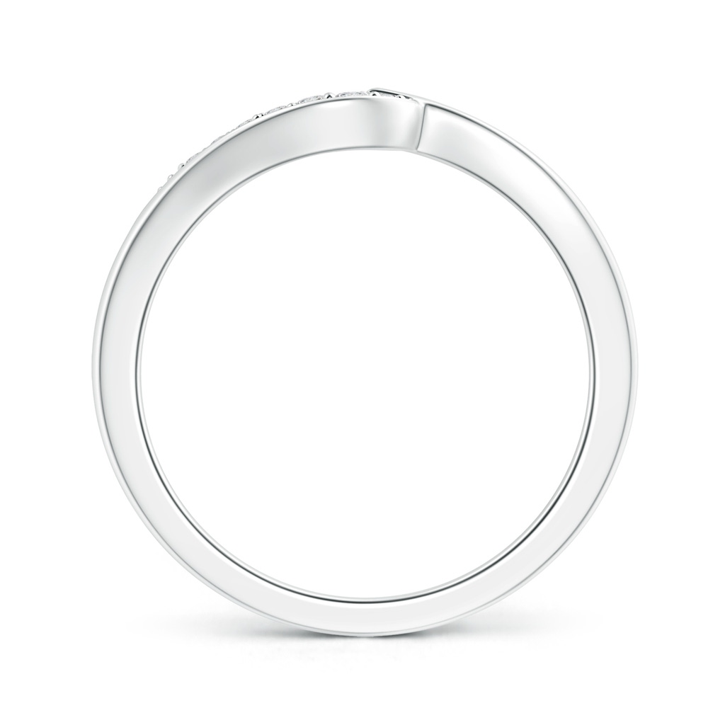 1.5mm HSI2 Wavy Contoured Pav� Diamond Wedding Band in P950 Platinum - side 199
