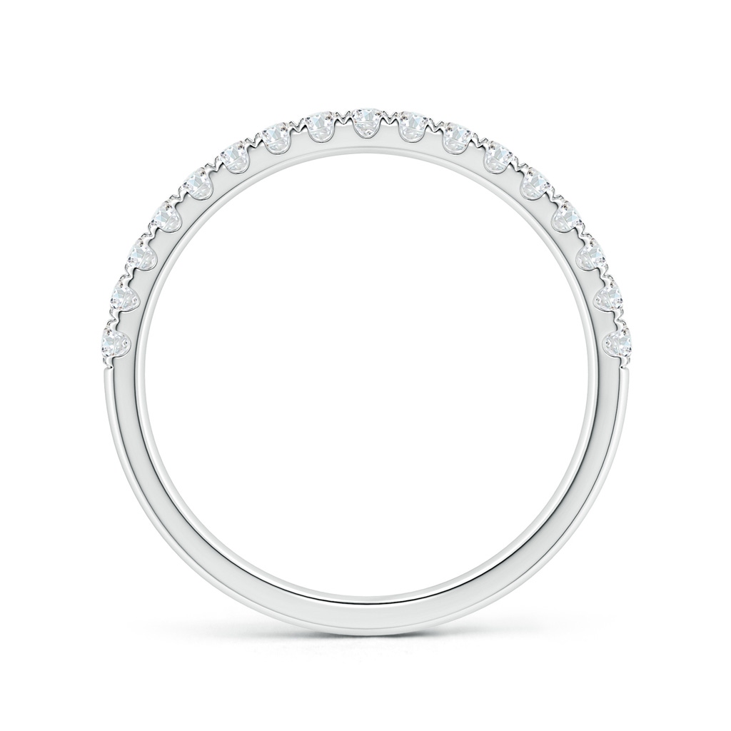 1.6mm GVS2 Half Eternity Double Row Diamond Wedding Ring in White Gold - side 199