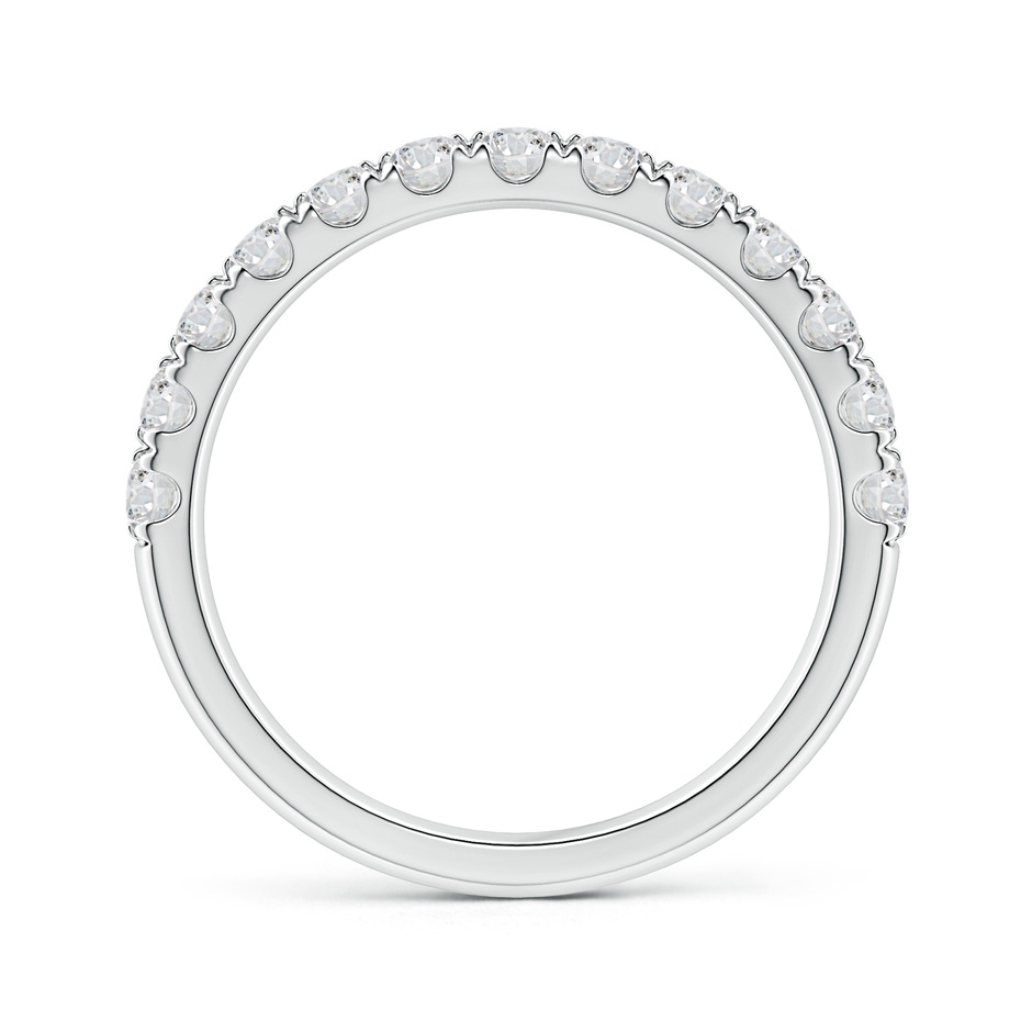 2.4mm HSI2 Half Eternity Double Row Diamond Wedding Ring in P950 Platinum side 199