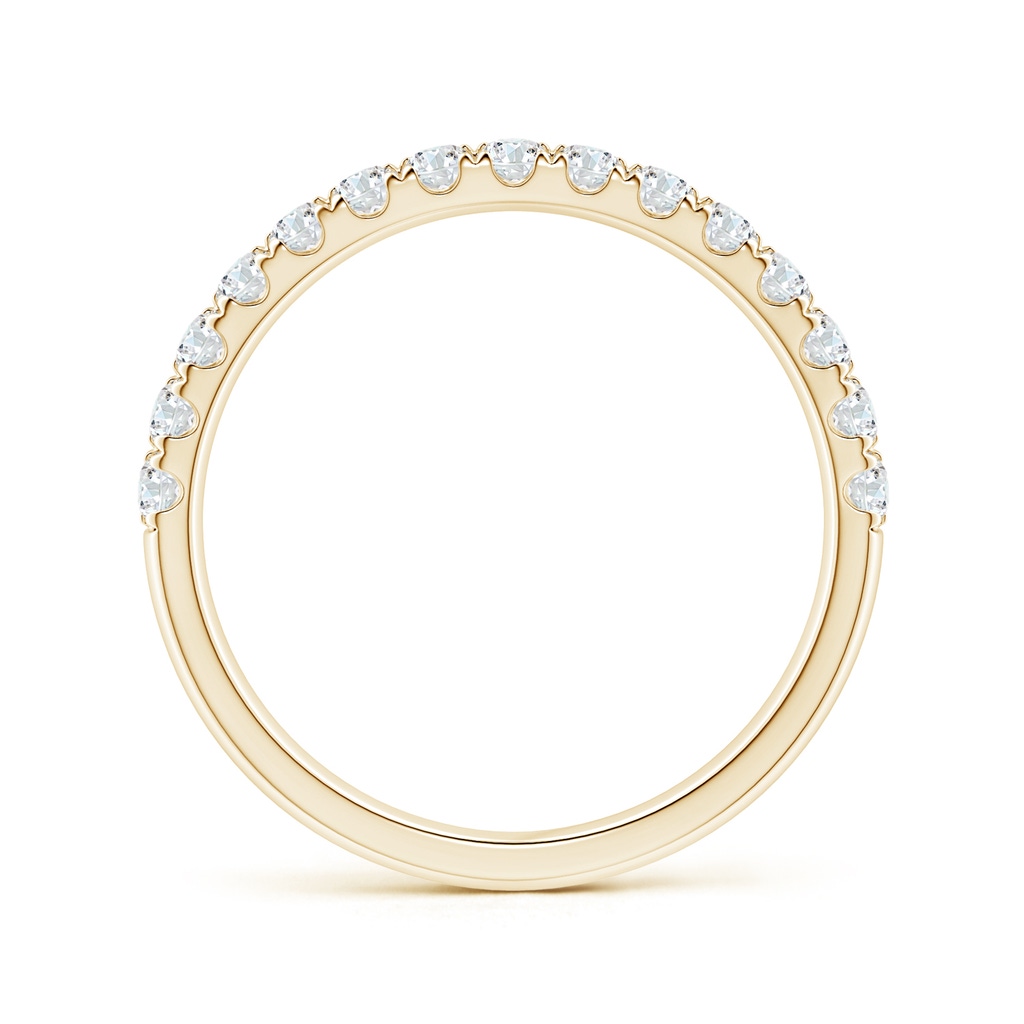 2mm GVS2 Half Eternity Double Row Diamond Wedding Ring in Yellow Gold - side 199