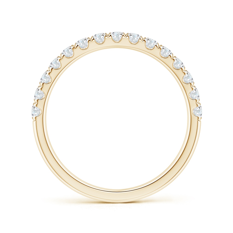 2mm GVS2 Half Eternity Double Row Diamond Wedding Ring in Yellow Gold side 199