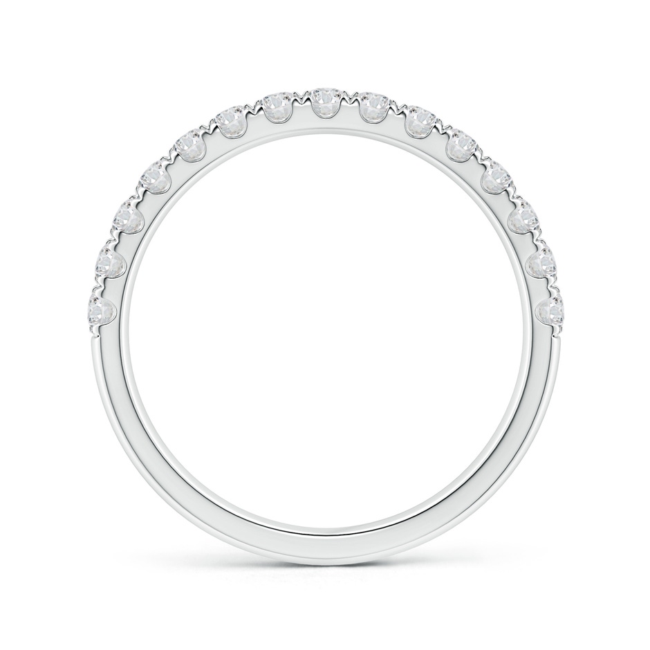 2mm HSI2 Half Eternity Double Row Diamond Wedding Ring in White Gold side 199