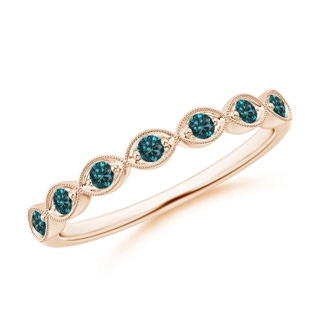Round AA Enhanced Blue Diamond