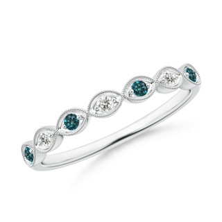 Round AA Enhanced Blue Diamond