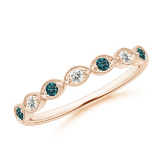 Round AA Enhanced Blue Diamond