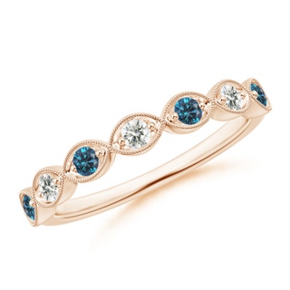 Round AA Enhanced Blue Diamond