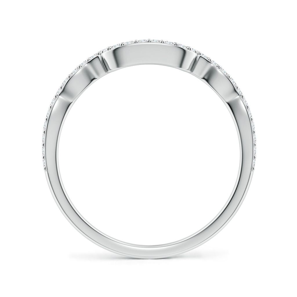 1.1mm GVS2 Diamond Wavy Comfort Fit Wedding Ring in 18K White Gold - side 199