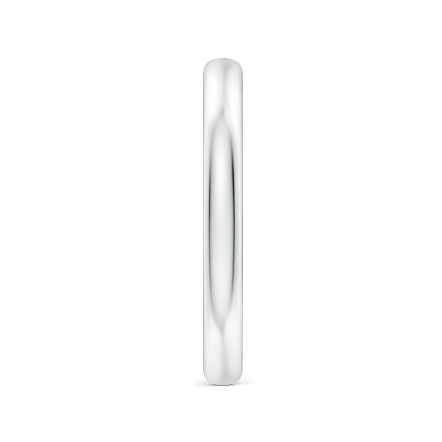 1.8mm GVS2 Plain Wedding Ring with Secret Diamond in P950 Platinum - side 3