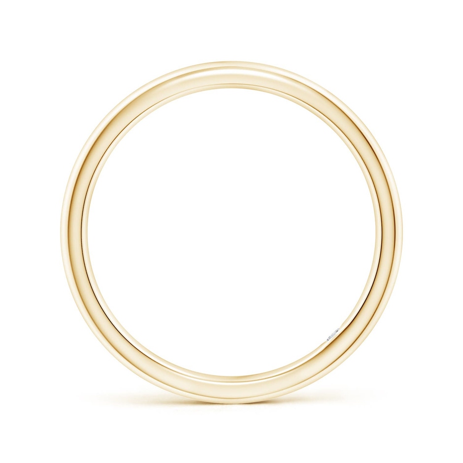 1.8mm HSI2 Plain Wedding Ring with Secret Diamond in Yellow Gold side 199