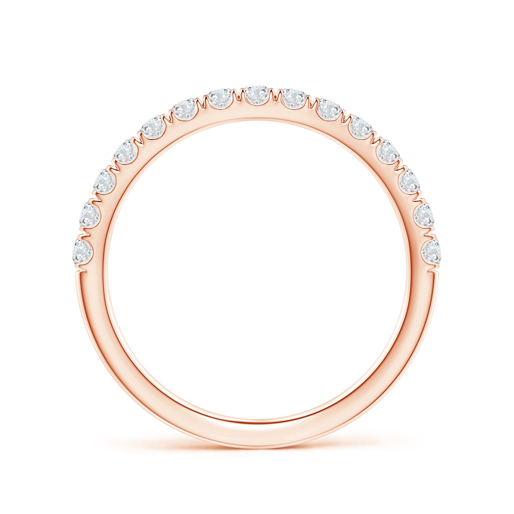 1.9mm GVS2 U-Pave Set Diamond Half Eternity Wedding Ring in Rose Gold - side 199