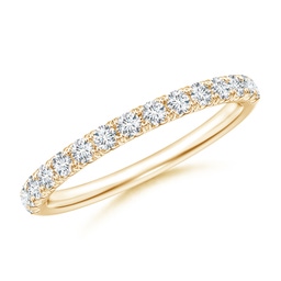 Non Eternity Yellow Gold Diamond Rings