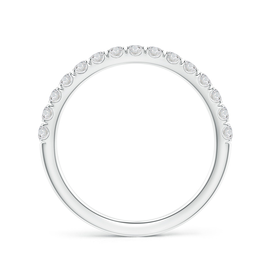 1.9mm HSI2 U-Pave Set Diamond Half Eternity Wedding Ring in White Gold side 199