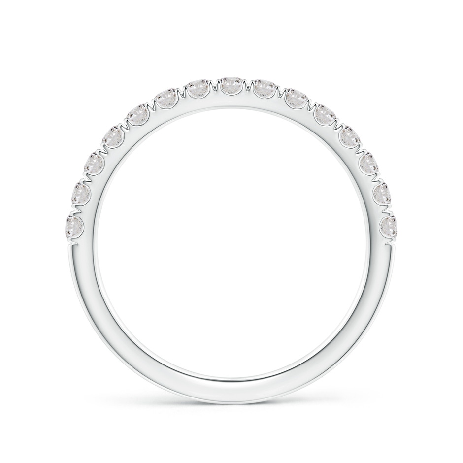 1.9mm IJI1I2 U-Pave Set Diamond Half Eternity Wedding Ring in S999 Silver side 199