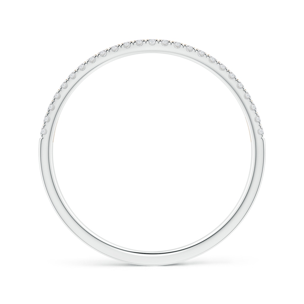 1mm HSI2 U-Pave Set Diamond Wedding Ring in Two Tone Gold in White Gold Yellow Gold - side 199