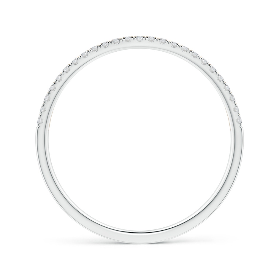1mm HSI2 U-Pave Set Diamond Wedding Ring in Two Tone Gold in White Gold Yellow Gold side 199